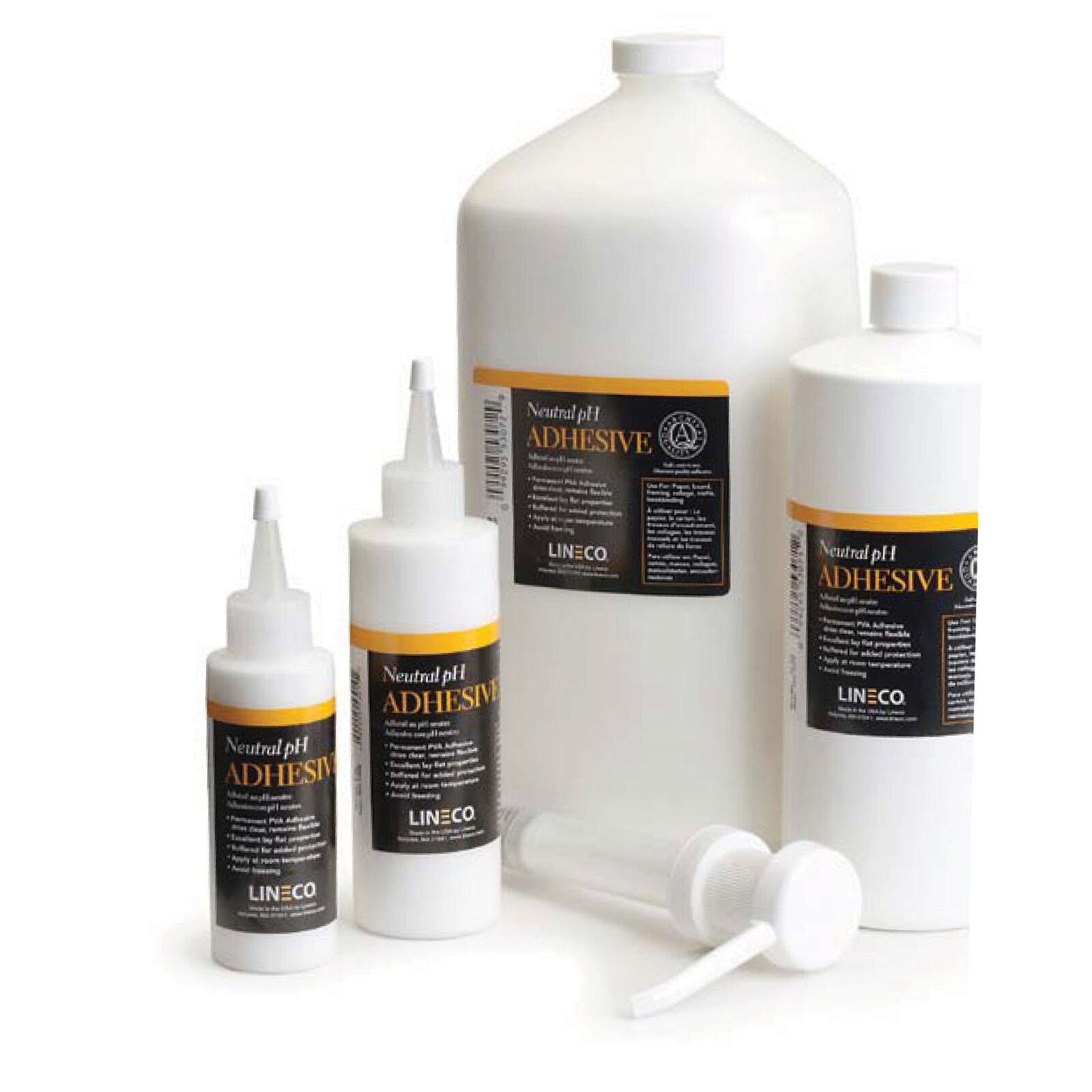 Neutral pH adhesive