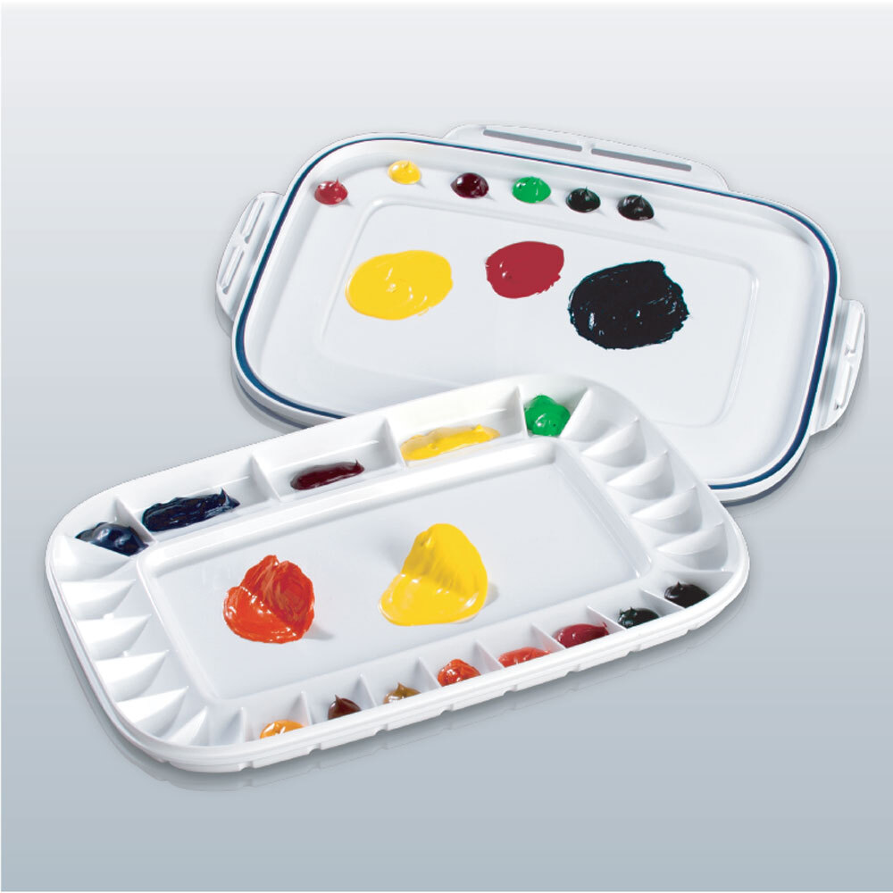 Mijello : 24 Well Plastic Palette With Airtight Lid