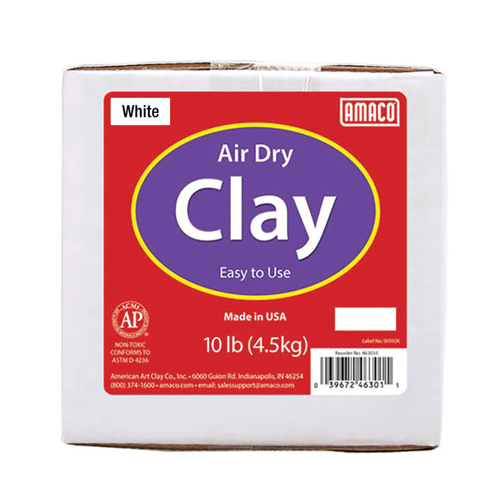 Air dry clay white deals