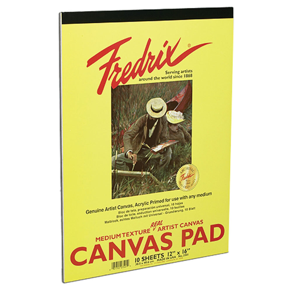 Fredrix Black Canvas Pads