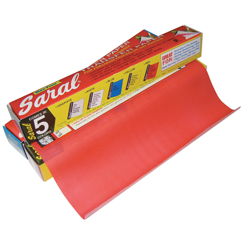 Saral Transfer Paper 12 x 12' roll-Various Colors