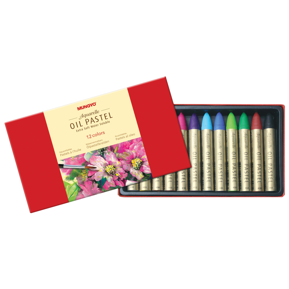 Mungyo Gallery Water Soluble Oil Pastels - Set 12