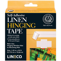 Lineco Self Adhesive Linen Hinging Tape