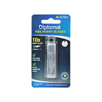 Diplomat No. 11 Carbon Steel Hobby Blades (10 Pack)