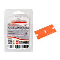 Scraperite Plastic Scraper Replacement  Blades Standard - Pack of 30 (SRC30GPO)