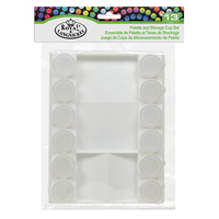 Plastic Palette & Storage Cup Set