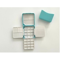 Mini Watercolour Palette 24 Well - Blue