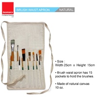 Isomars Brush Waist Apron - (Canvas) Natural Colour