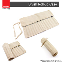Canvas Brush Roll 30 Pocket (Natural)