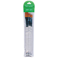 NAM Perspex Handle Brush Set of 3                                                    