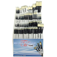 Black Dynasty Series 4900 Brushes Display                                       