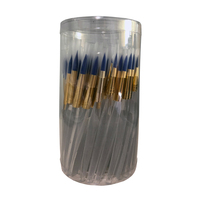Brush Cannister - Sapphire Round
