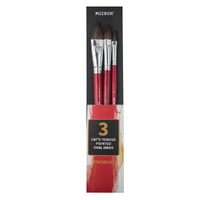 Meeden Oval Wash Brush Set 3