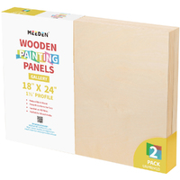 Meeden 1.5" Wooden Painting Board - 18" x 24" (Pkt 2)