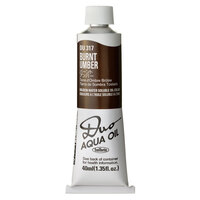 Holbein Duo Aqua Oil Colour - Burnt Umber