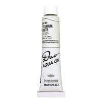 Holbein Duo Aqua Oil Colour 50ml - Titanium White