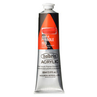 Holbein Heavy Body Acrylic 60ml - #414 Pyrrole Red (Series C)                                                   