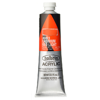 Holbein Heavy Body Acrylic 60ml - #423 Cad Red Light (Series E) 