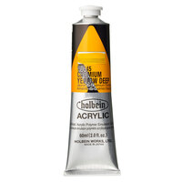 Holbein Heavy Body Acrylic 60ml - #445 Cadmium Yellow Deep (Series D)                                           