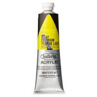 Holbein Heavy Body Acrylic 60ml - #447 Cadmium Yellow Light (Series D)                                       