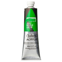 Holbein Heavy Body Acrylic 60ml - #457 Middle Green (Series B)                            