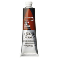 Holbein Heavy Body Acrylic 60ml - #518 Azo Brown (Series D)                                                   