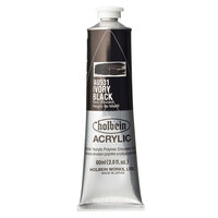 Holbein Heavy Body Acrylic 60ml - #531 Ivory Black (Series A)                                                     