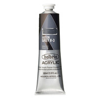 Holbein Heavy Body Acrylic 60ml - #536 Grey V-3 (Series A)                                                         