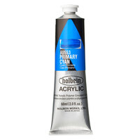 Holbein Heavy Body Acrylic 60ml - #553 Primary Cyan (Series B)                                                   