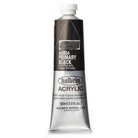 Holbein Heavy Body Acrylic 60ml - #554 Primary Black (Series B)                                                   