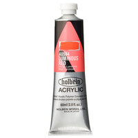 Holbein Heavy Body Acrylic 60ml - #584 Luminous Red (Series C)                                                    