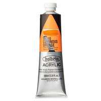 Holbein Heavy Body Acrylic 60ml - #585 Luminous Orange (Series C)                                                   