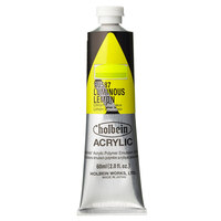 Holbein Heavy Body Acrylic 60ml - #587 Luminous Lemon (Series C)                                                  