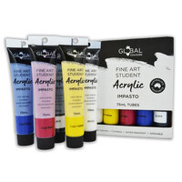 Global Student Acrylic 75ml - Set of 5 Starter                                                                 