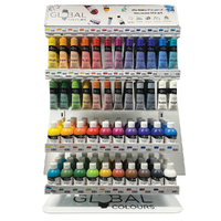 Global Fine Art Student Acrylic Colours - Small 1mt Display