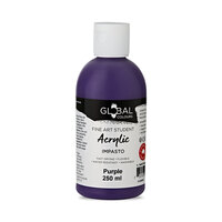 Global Student Acrylic 250ml - Purple