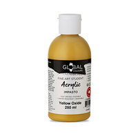 Global Student Acrylic 250ml - Yellow Oxide