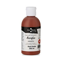 Global Student Acrylic 250ml - Red Oxide                                                           