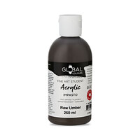 Global Student Acrylic 250ml - Raw Umber                                                              