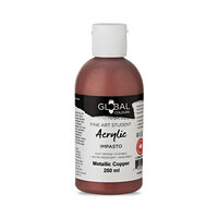 Global Student Acrylic 250ml - Metallic Copper                                                       
