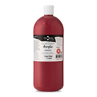Global Student Acrylic 1lt - Cool Red