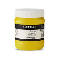 Global Fine Art Acrylic 500ml - Yellow Flower
