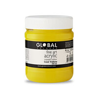 Global Fine Art Acrylic 500ml - Cool Yellow