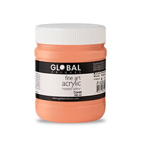 Global Fine Art Acrylic 500ml - Coral