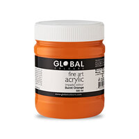 Global Fine Art Acrylic 500ml - Burnt Orange