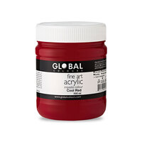 Global Fine Art Acrylic 500ml - Cool Red