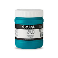 Global Fine Art Acrylic 500ml - Turquoise