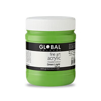 Global Fine Art Acrylic 500ml - Green Light
