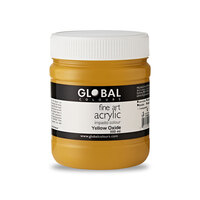 Global Fine Art Acrylic 500ml - Yellow Oxide