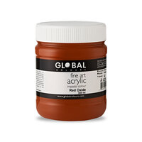 Global Fine Art Acrylic 500ml - Red Oxide